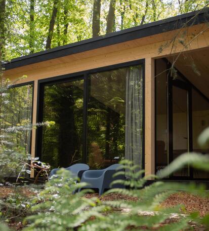 Midden **in de natuur**